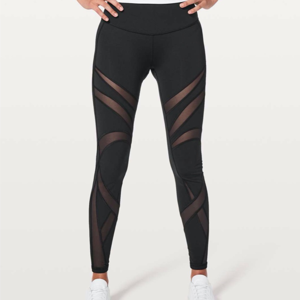 Lululemon Wunder Under Hi-rise mesh